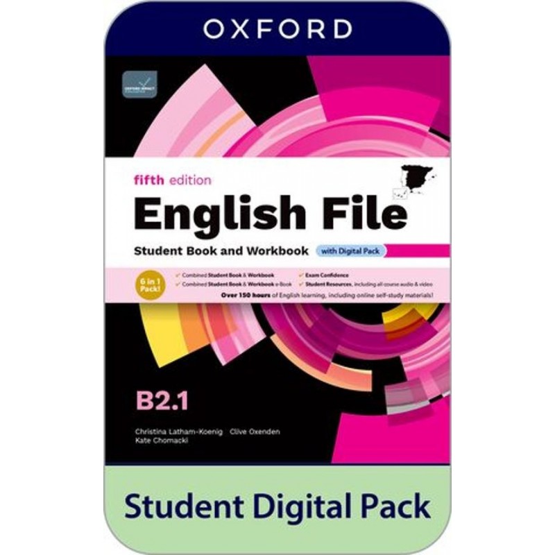 ENGLISH FILE B2.1 SB Y WB CON PACK DIGITAL