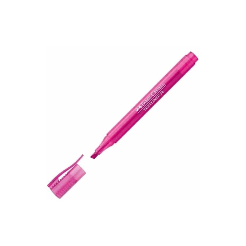 ROTULADOR FABER FLUORESCENTE TEXTLINER 38 ROSA