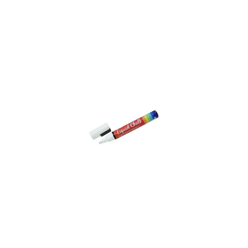 ROTULADOR TIZA LIQUIDA PUNTA REDONDA 5.5MM BLANCO
