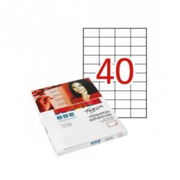 ETIQUETA ADHESIVA MULTIFUNCIÓN 52.5x29.7mm FABRISA