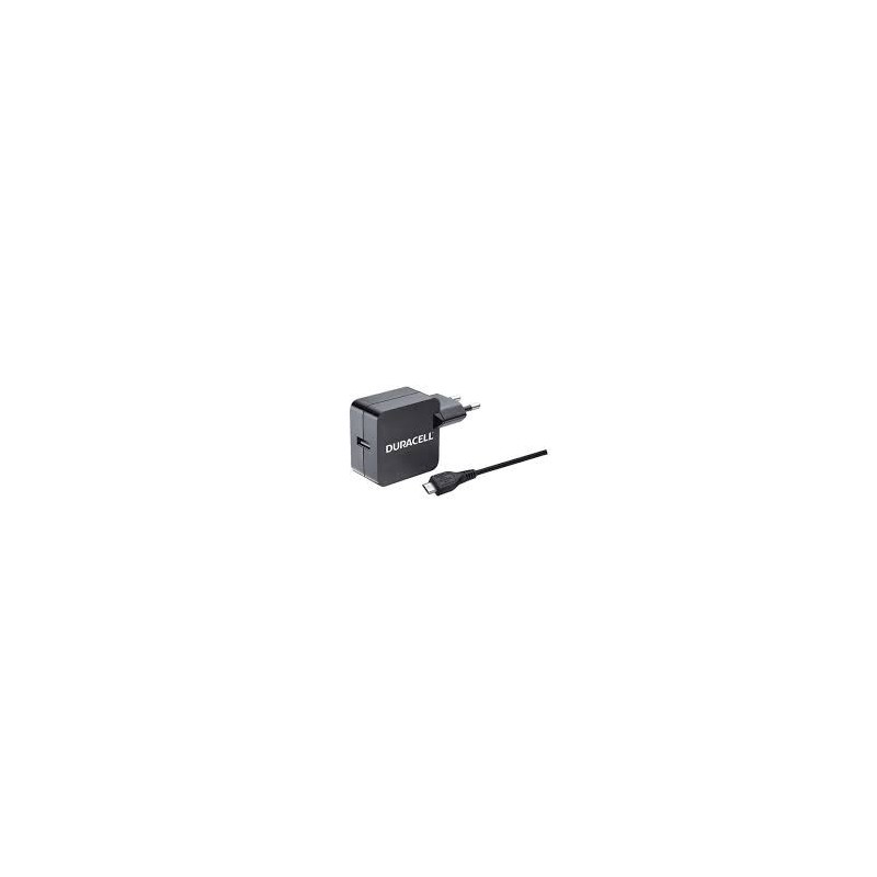 CARGADOR DE PARED DURACELL 5V 2.4AMP CON CALBE