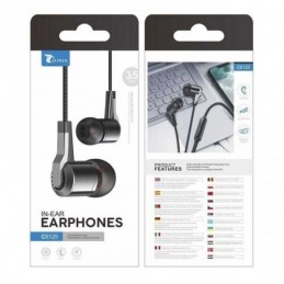 AURICULAR CON MICROFONO LT PLUS C6123 3.5 NEGRO