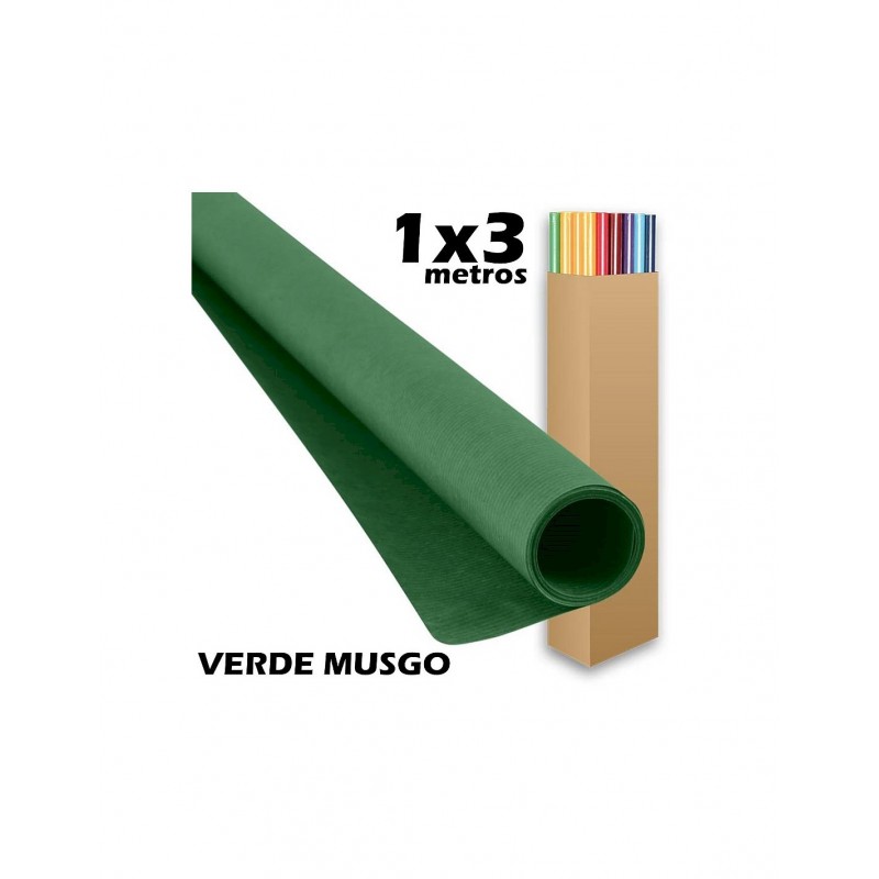 ROLLO KRAFT 1x3 COLOR VERDE FABRISA