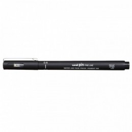 ROTULADOR CALIBRADO UNIBALL PIN 0.6 NEGRO