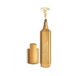 MARCADOR FABER ORO TEXTLINER METALICO