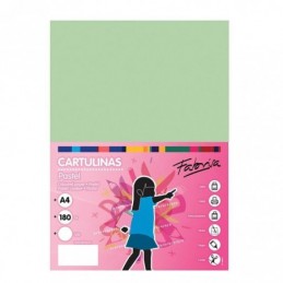 CARTULINA 180G A4 250H VERDE CLARO