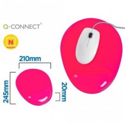 ALFROMBRILLA Q-CONNECT GEL PVC ROSA 210x245