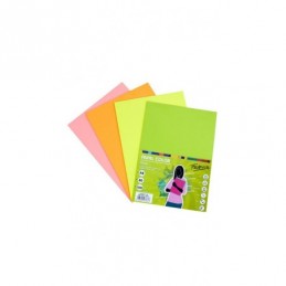 PAPEL 80G A4 100H SURTIDOS FLUOR