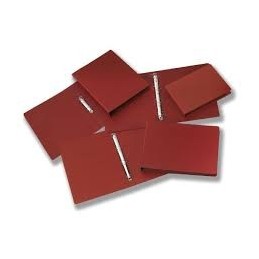 CARPETA FOLIO APAISADA 2 ANILLAS 25MM CARTON CUERO