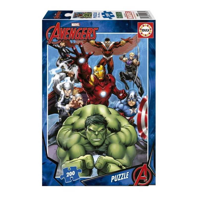 PUZZLE EDUCA AVENGERS 200 PIEZAS 28x40