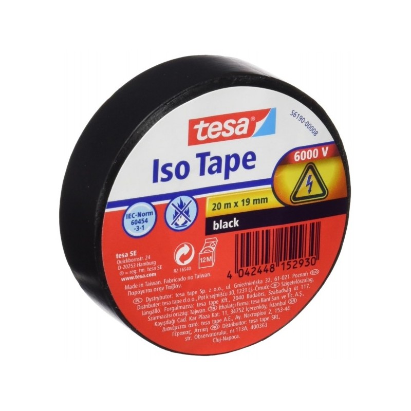 TESA CINTA AISLANTE 19mm x 20m 7000V