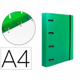 CARPETA CON RECAMBIO A4 5MM 100H 80GR POLIP VERDE