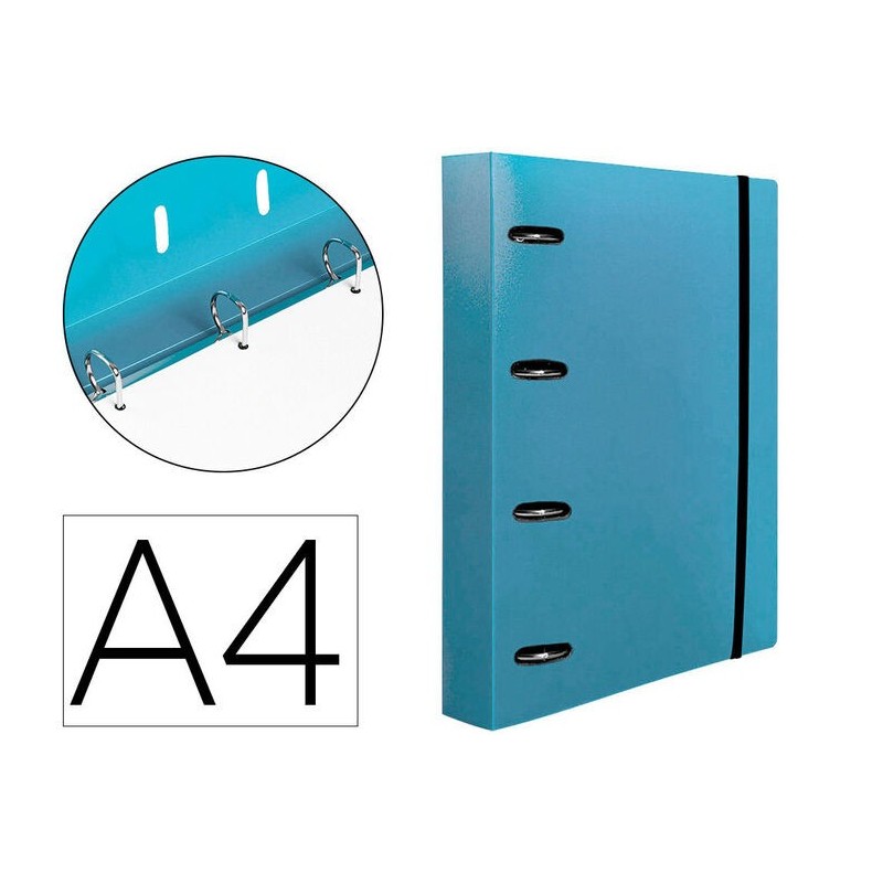 CARPETA CON RECAMBIO LIDERPAPEL A4 5MM 100H 80GR T