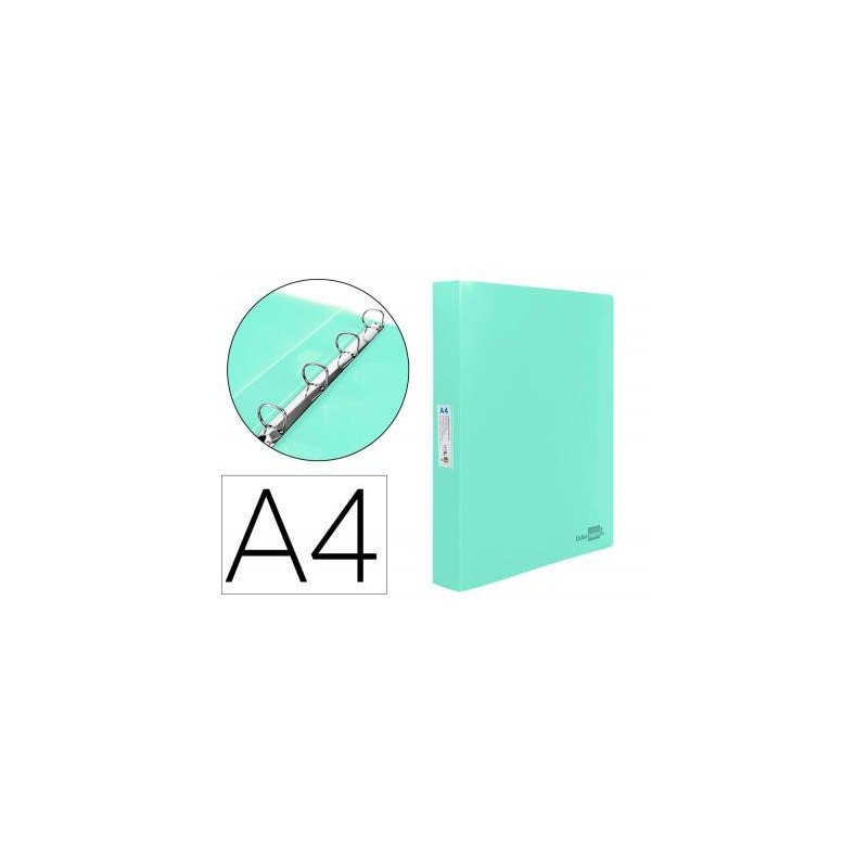 CARPETA CON RECAMBIO LIDERPAPEL A4 5MM 100H 80GR C