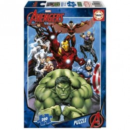 PUZZLE EDUCA AVENGERS 200 PIEZAS 28x40