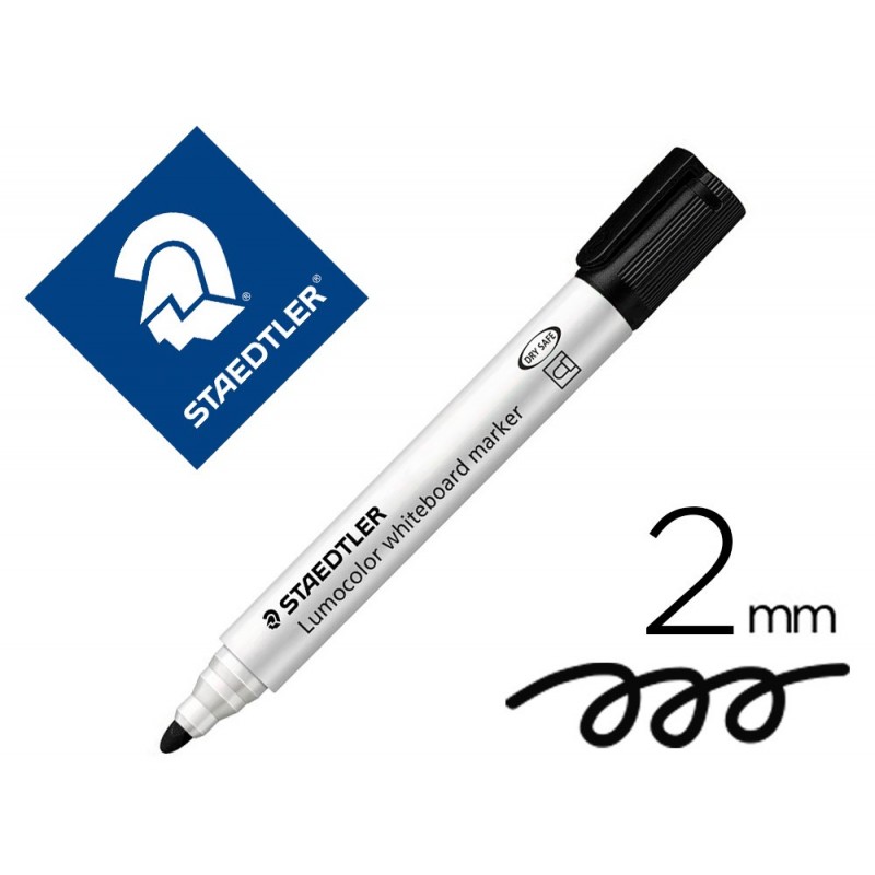 ROTULADOR STAEDTLER LUMOCOLOR 351 2MM NEGRO