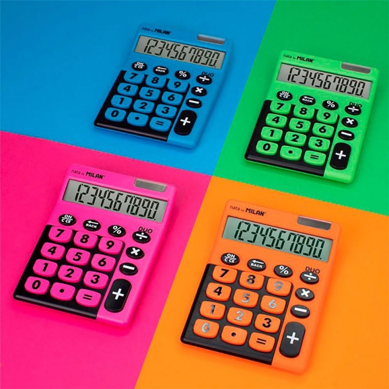 CALCULADORA DUO 10 DIGITOS MILAN