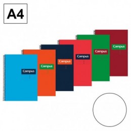 BLOC ESCOLAR A4 80H TD COLOR LISO