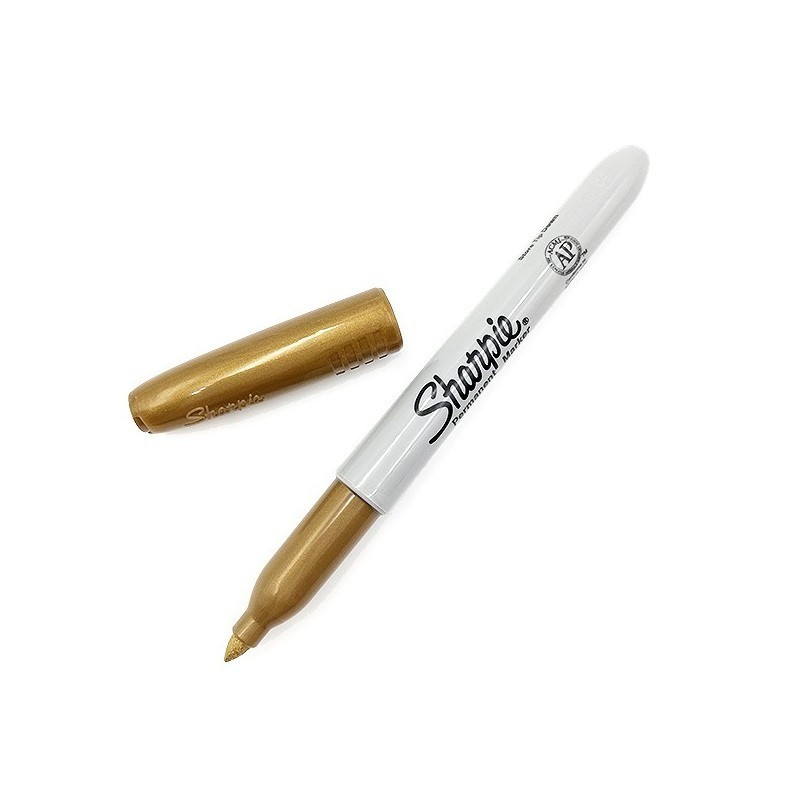 ROTULADOR SHARPIE PERMANENTE FINO METALIC ORO