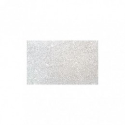 LAMINA GOMA EVA 20x30 BLANCO EFECTO PURPURINA