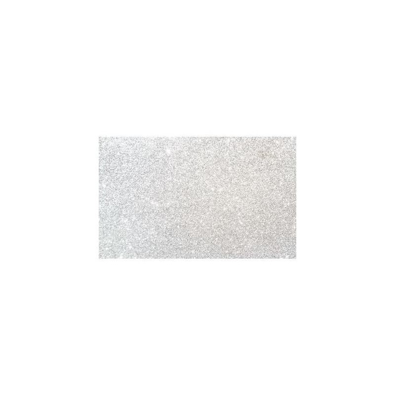 LAMINA GOMA EVA 20x30 BLANCO EFECTO PURPURINA