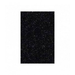 LAMINA GOMA EVA 20x30 NEGRO EFECTO PURPURINA