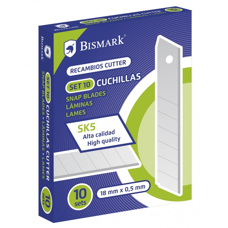 RECAMBIO CUCHILLA GRANDE E/10UDS