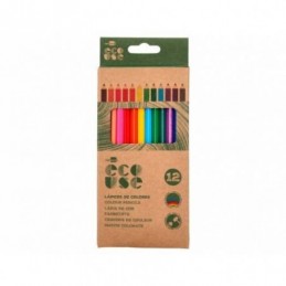 LAPICES DE COLORES LIDEPAPEL CAJA 12UD