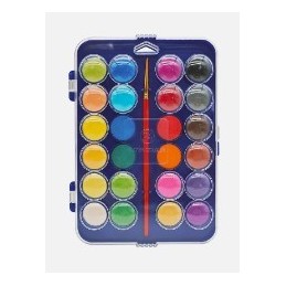 ACUARELA LIDERPAPEL 24 COLORES CON PINCEL