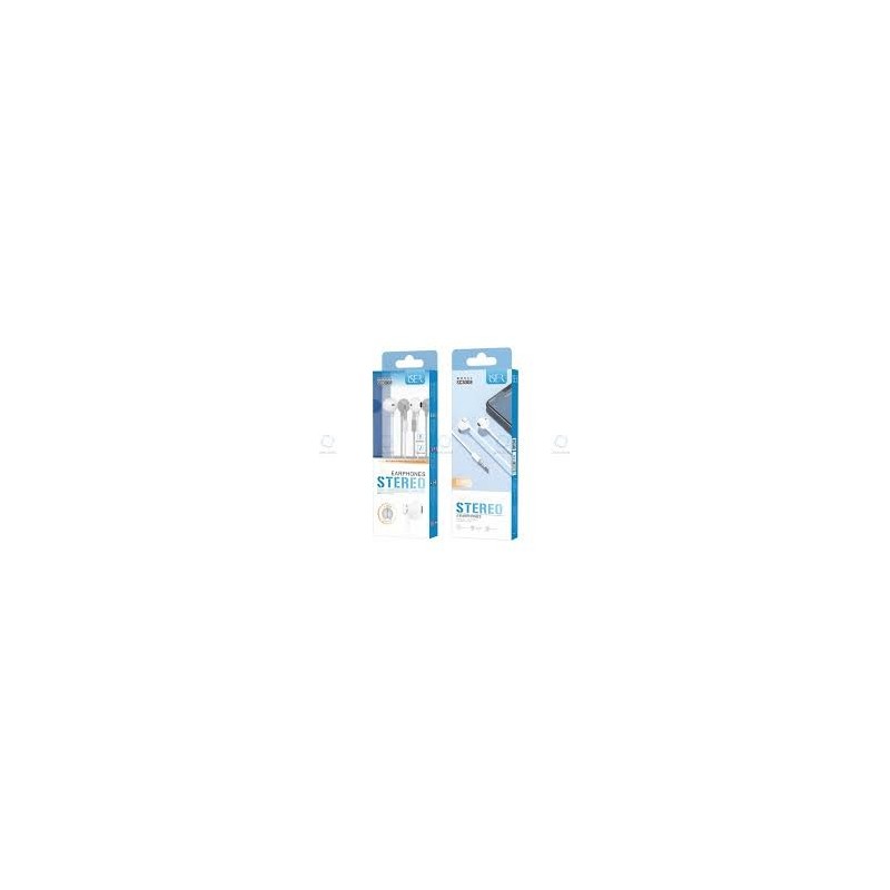 AURICULAR ISER SC3008 STEREO 3.5MM 1.2 BLANCO