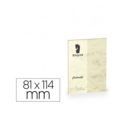 SOBRE ROSSLER C7 COLOR MARMOL CREMA 81x114MM