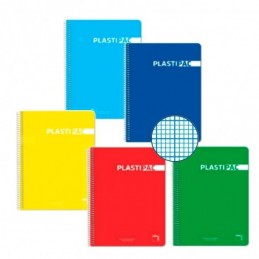 BLOC ESPIRAL FOLIO MILIMETRADO 80H 90GR PLASTIPAC