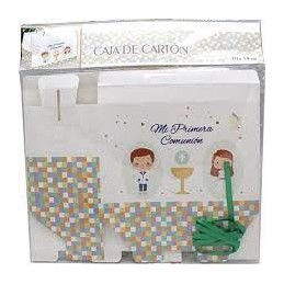 SET CAJA DE REGALO 20CM MI PRIMERA COMUNIÓN
