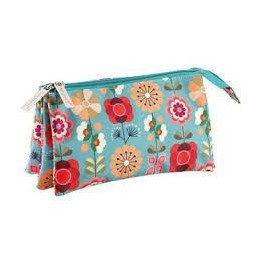 PORTATODO TRIPLE FLORAL JL MIQUEL RIUS