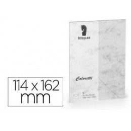 SOBRE ROSSLER C6 COLOR MARMOL GRIS 114x162MM