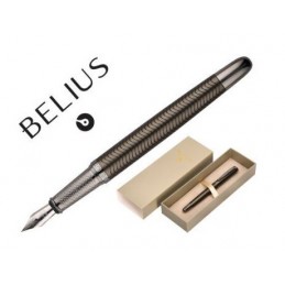 PLUMA BELIUS NEPTUNO TEXTURA WAVY COLOR CAQUI