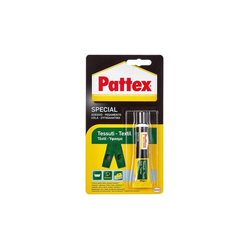PEGAMENTO PATTEX ESPECIAL TEXTIL BOTE DE 20GR