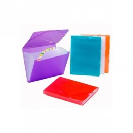 DOSIER C/PINZA N-PAPER LILA