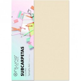 SUBCARPETA 180G A4 50H MARFIL