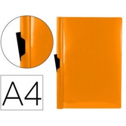DOSIER C/PINZA MOVIL N-PAPER NARANJA