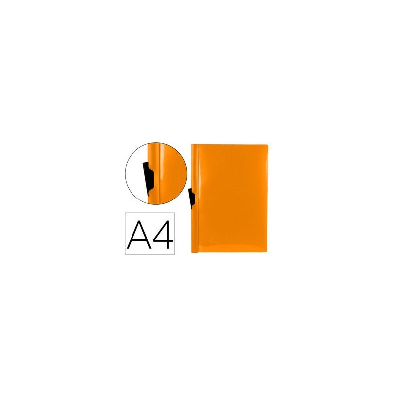 DOSIER C/PINZA MOVIL N-PAPER NARANJA