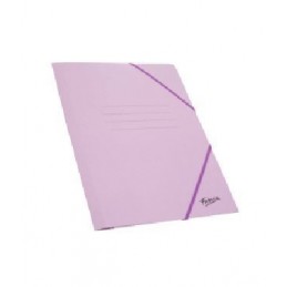 CARPETA FOLIO SOLAPA LILA PASTEL