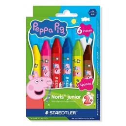 CAJA CERAS NJ PEPPA PIG 6 PIEZAS STAEDTLER