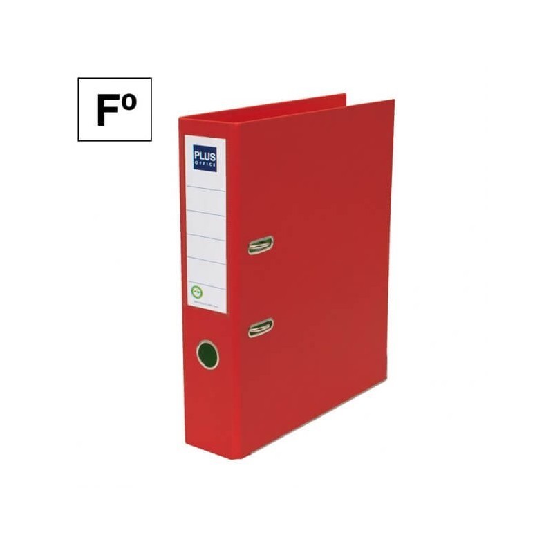 ARCHIVADOR FOLIO E1R/40 ROJO MAKRO