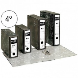 ARCHIVADOR AZ CUARTO PLUS NEGRO