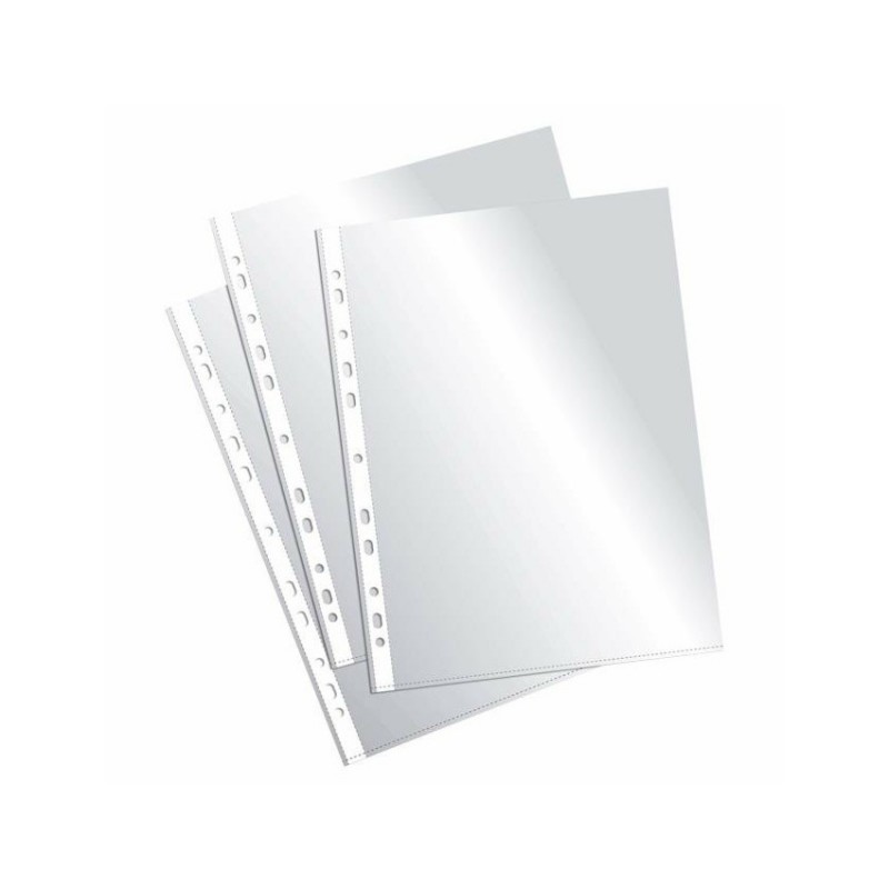 FUNDA TRANSPARENTE FOLIO PP 60MICRAS C100
