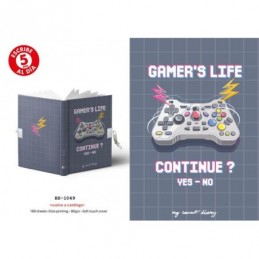 DIARIO A5 168H CON CANDADO GAMES