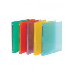 CARPETA PP FOLIO 4ANILLAS 15mm COLORES SURTIDOS