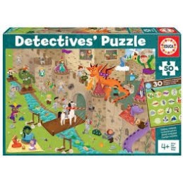 PUZZLE 50 PZS CASTILLO DETECTIVE