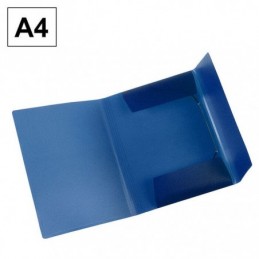 CARPETA PP PLUS A4 GS TRASLUCIDA AZUL